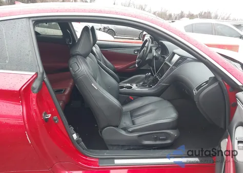 2019 Infiniti Q60 3.0T Red Sport 400 from USA, damaged, VIN JN1FV7EL6KM440570